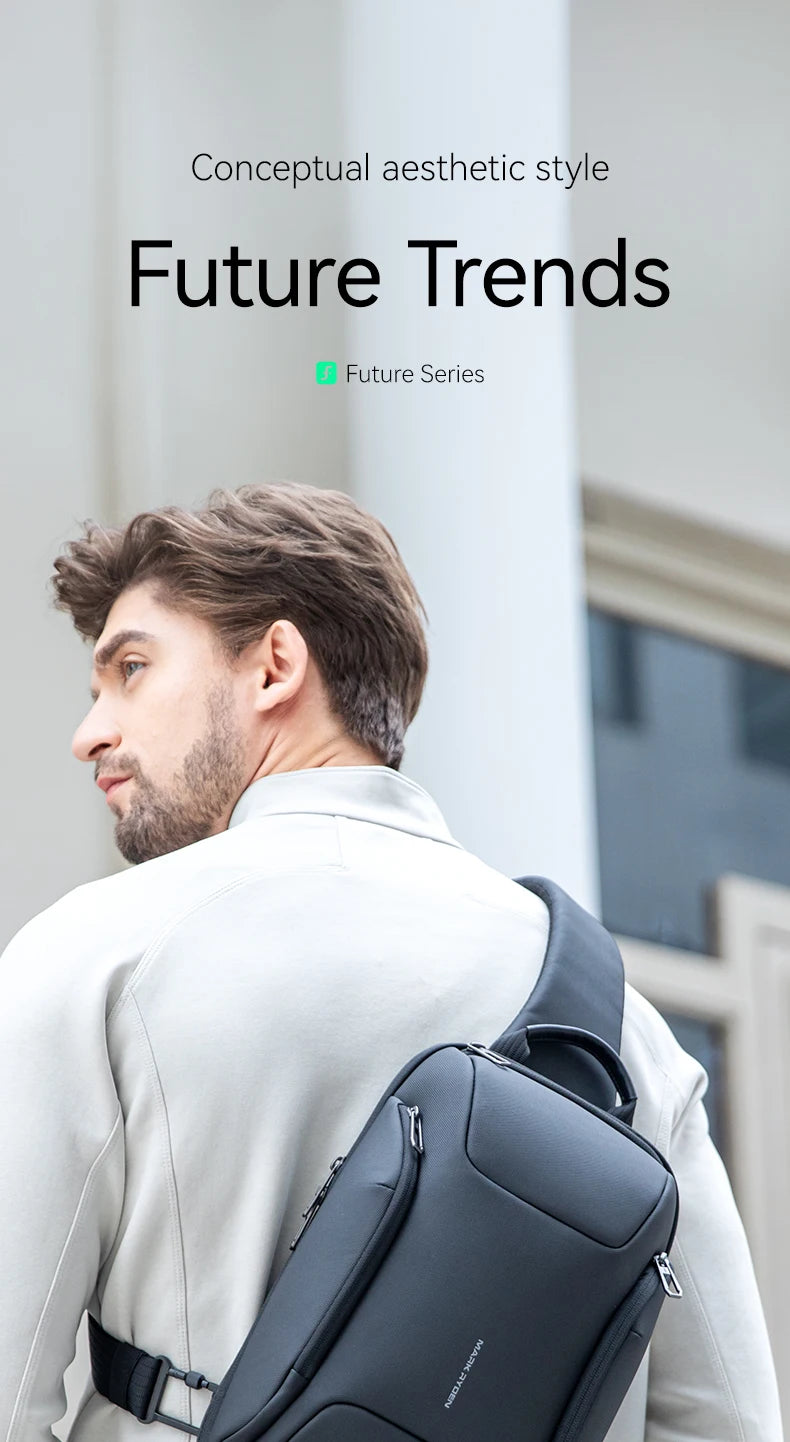 MARK RYDEN Crossbag Men's Chest Bag Waterproof  Functional Backpacks