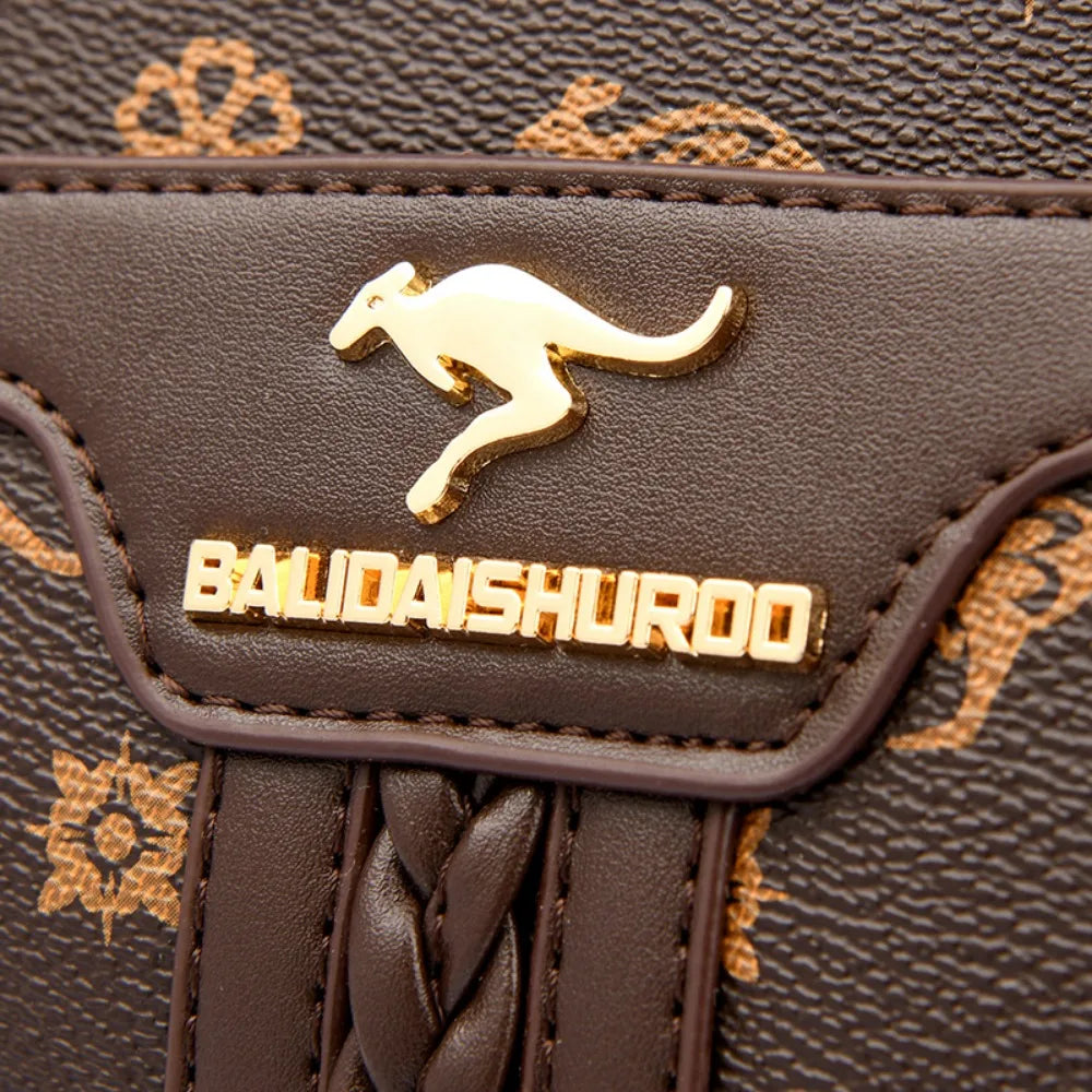 Sac bandoulière rétro en cuir