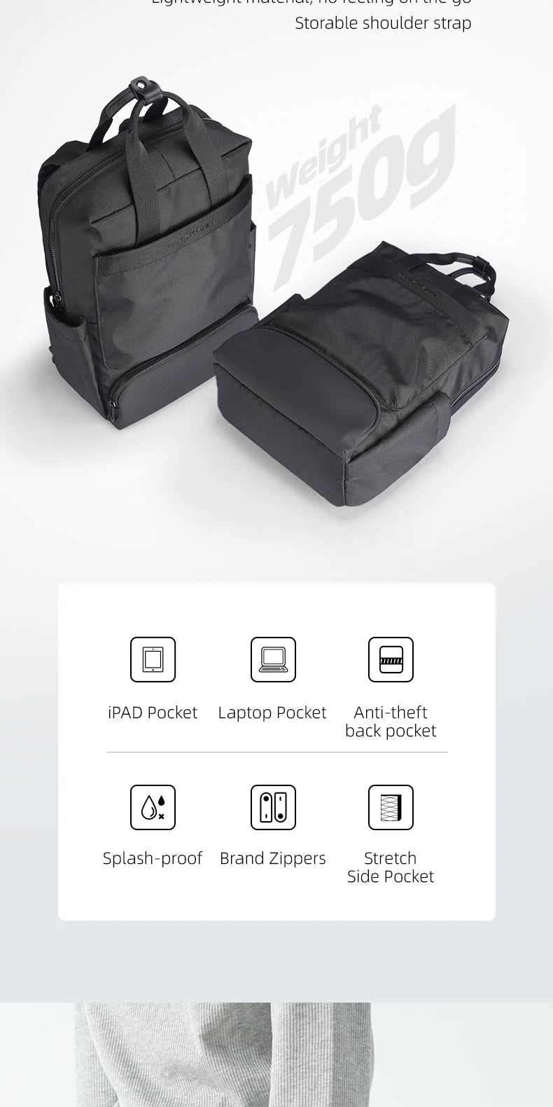 Mark Ryden Convenient Lightweight Computer Backpack And Handheld School Bag