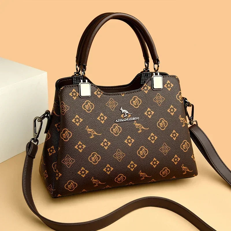 Sac à main effet crocodile – Élégance classique