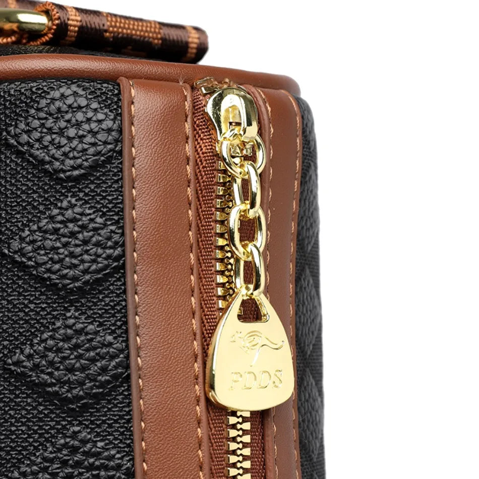 Sac à main en cuir, porté épaule et croisé