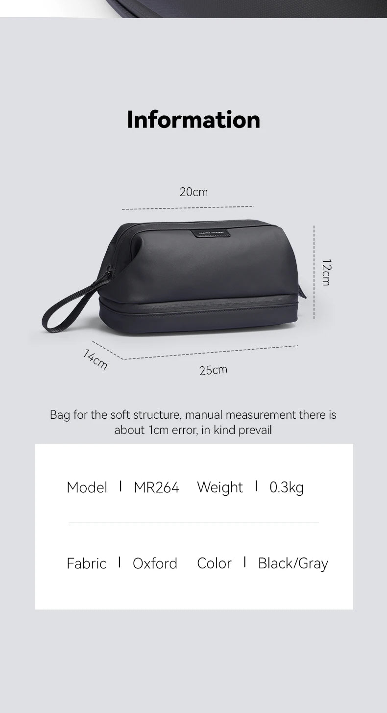 MARK RYDEN Travel Organizer Bag Toiletries Waterproof Pouch Makeup Bag