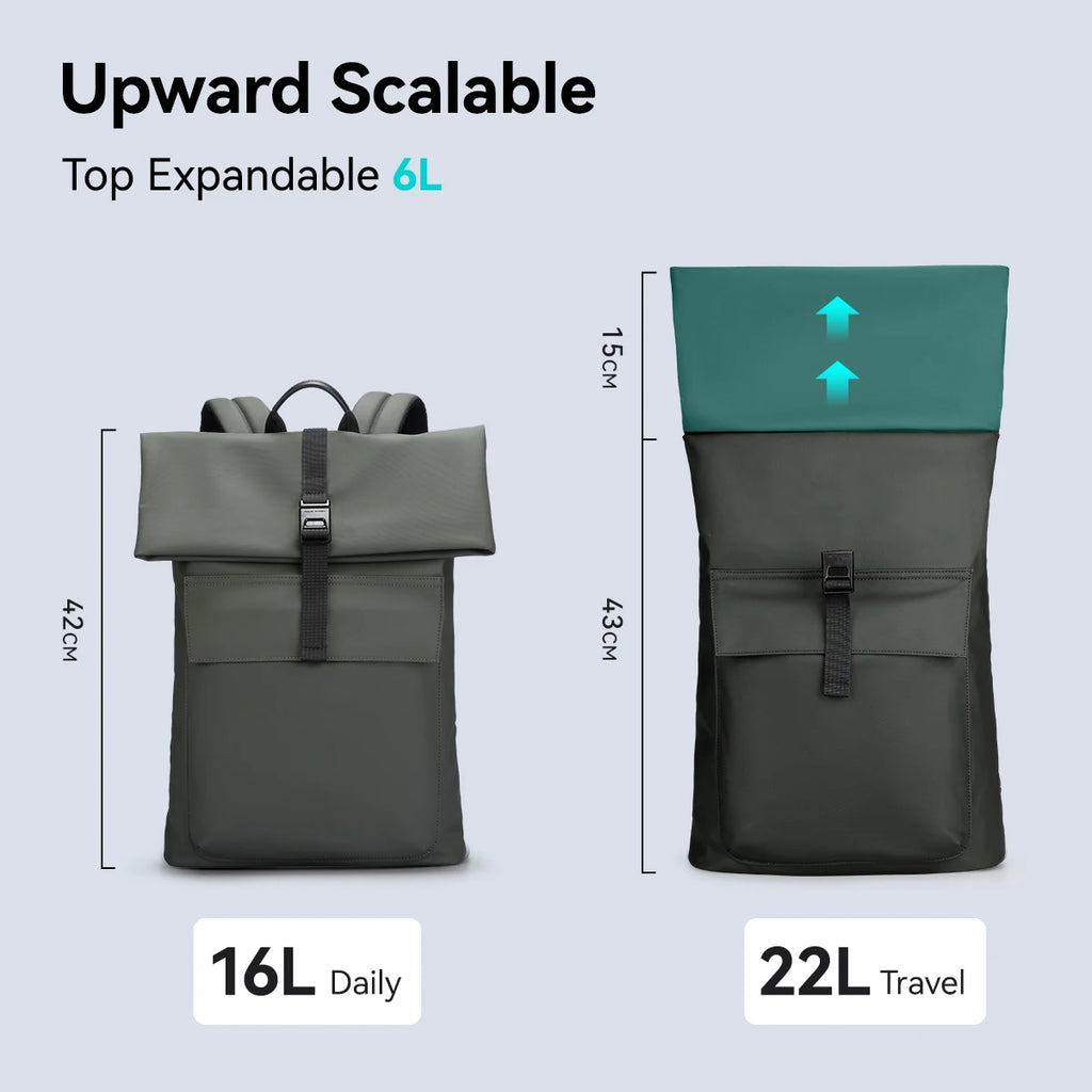 MarkRyden Sac à dos roll-top business – Design imperméable